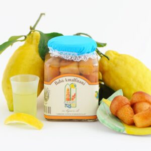 Babà amalfitani in liquore di limoni 485 gr