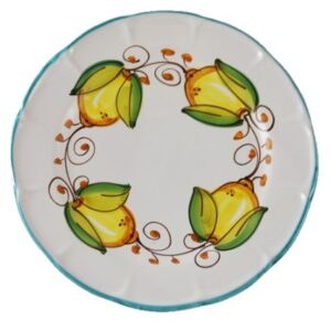 Piatto grande con decoro vario